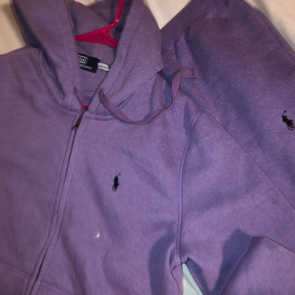 pink ralph lauren sweatsuit